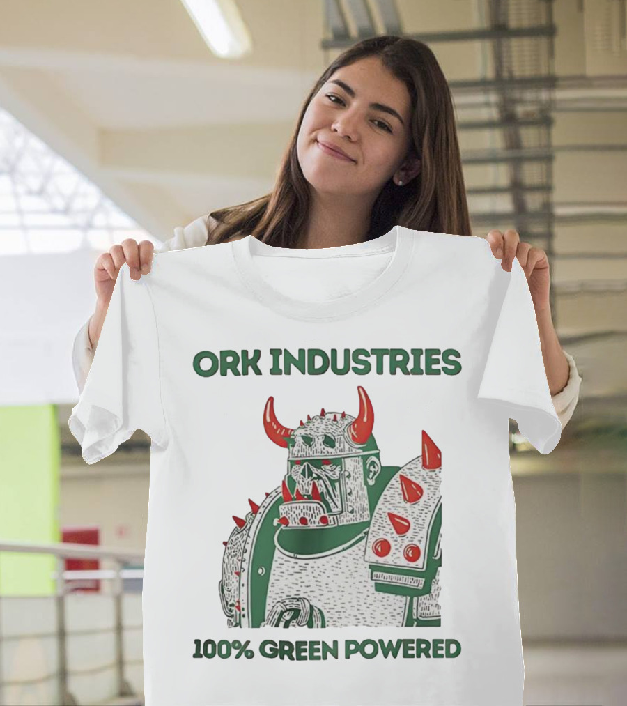 ORK Industries 100% Green Powered Orc Character Warrior T-Shirt