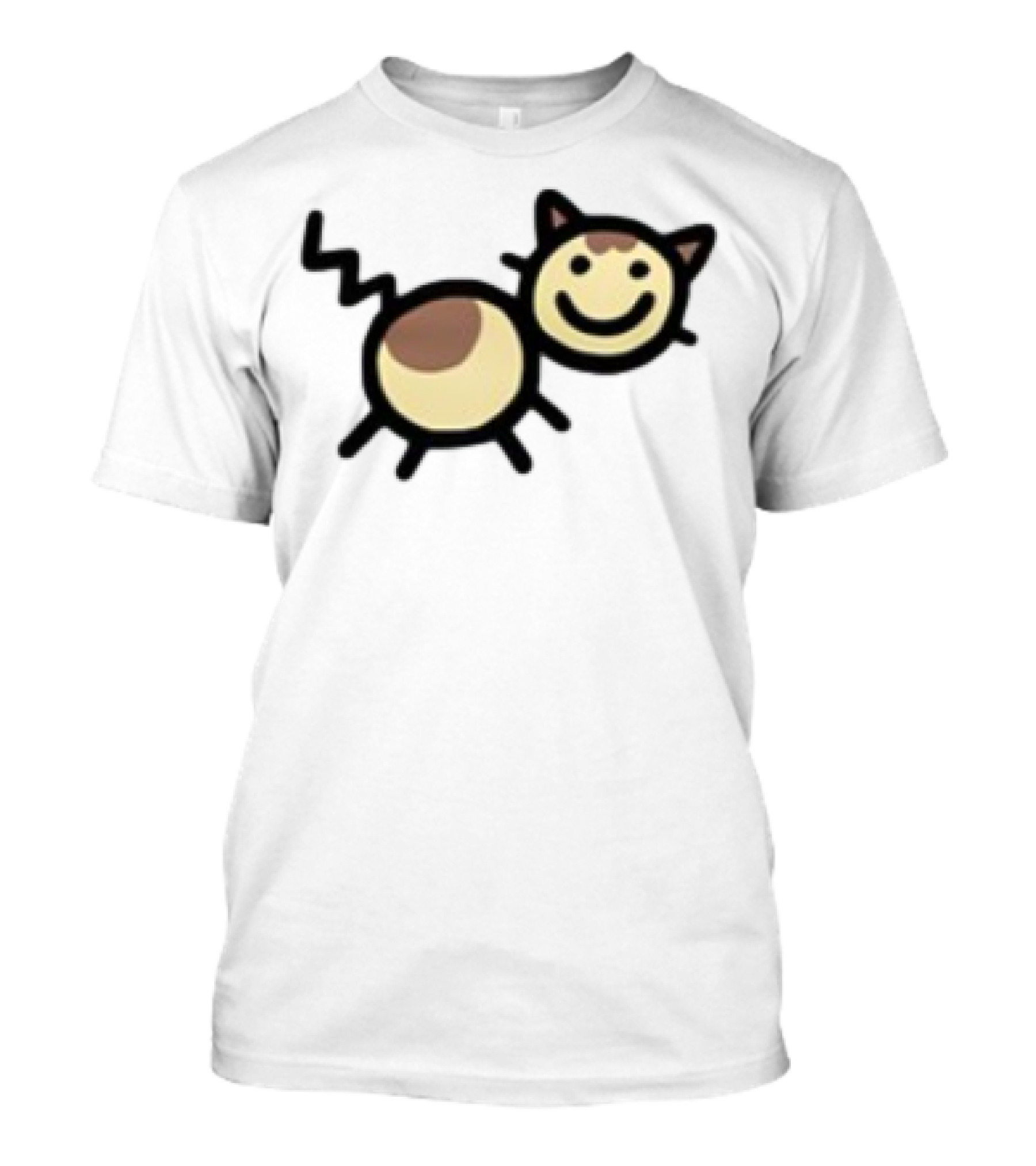 Mummyjoe Cheesepuff Happy Cow Cat Image T-Shirt