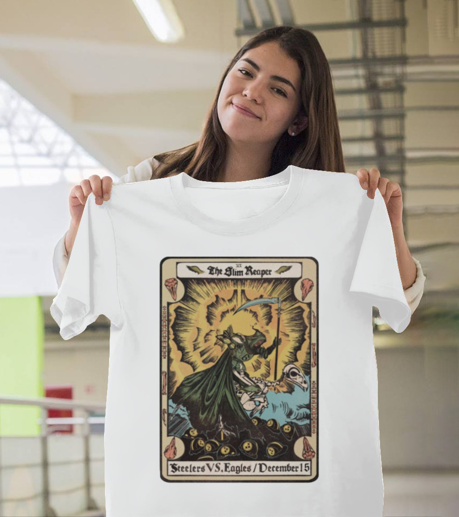The Slim Reaper Steelers VS Eagles December 15 T-Shirt