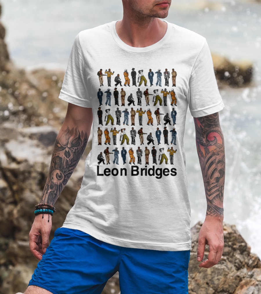 Leon Bridges Dance Poses Collection T-Shirt