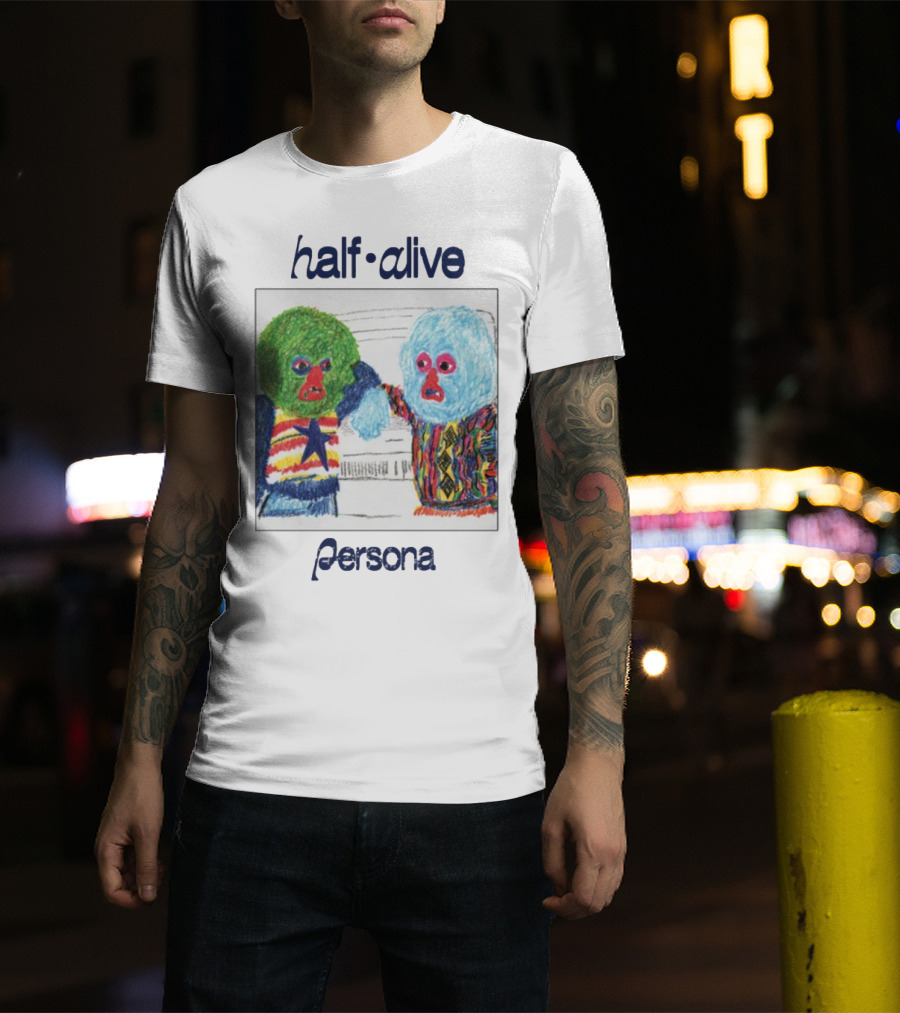 Half Alive Persona Crayon Art Duo T-Shirt