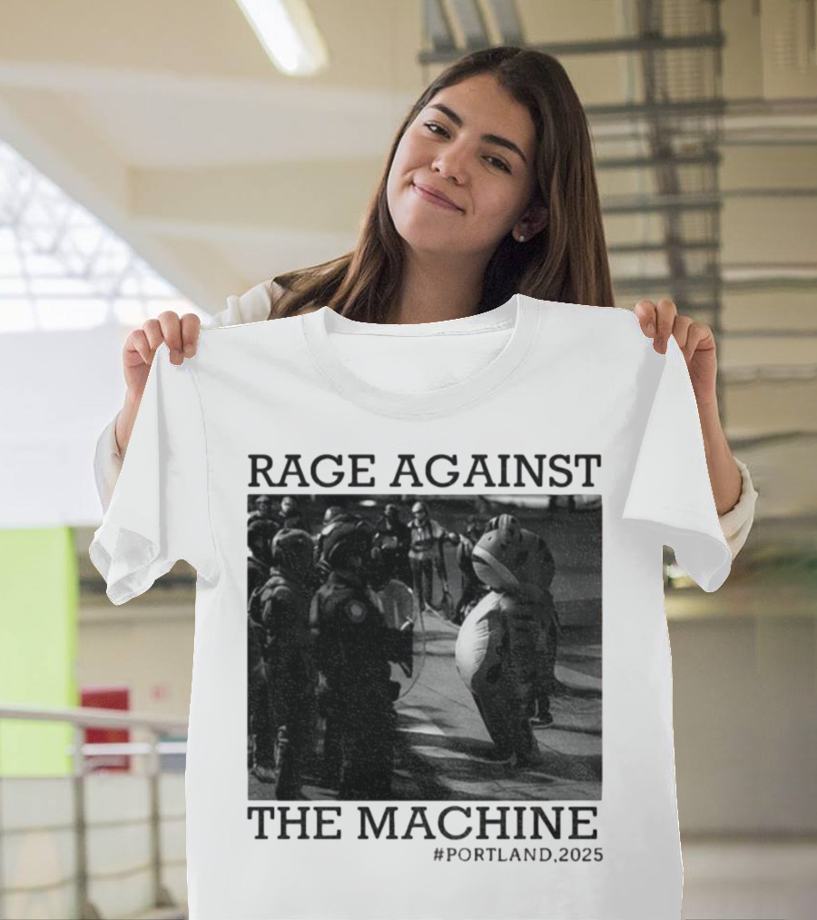 Rage Against The Machine Portland Frog Protest 2025 T-Shirt