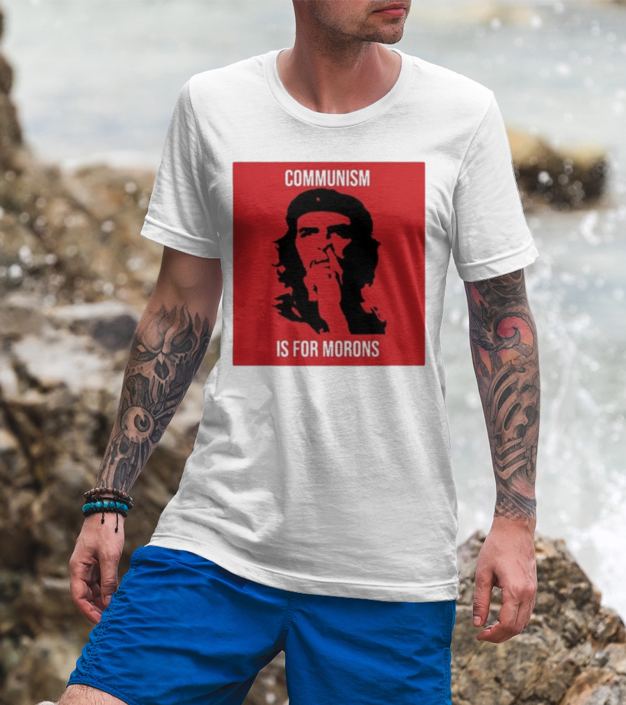 Communism Is For Morons Che Guevara Red T-Shirt