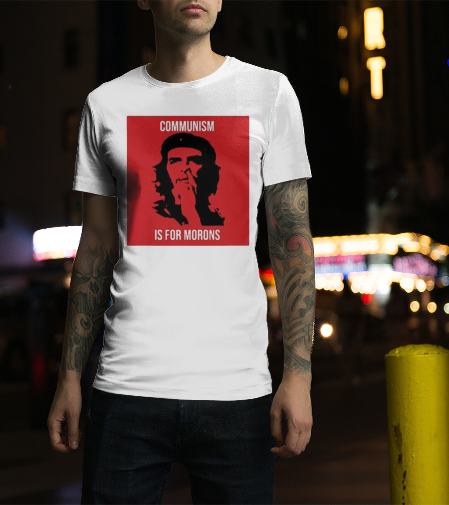 Communism Is For Morons Che Guevara Red T-Shirt