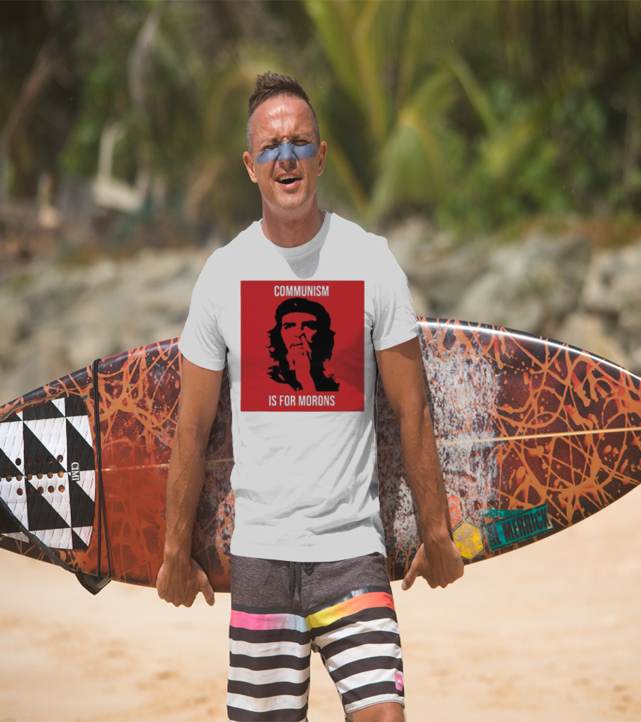 Communism Is For Morons Che Guevara Red T-Shirt