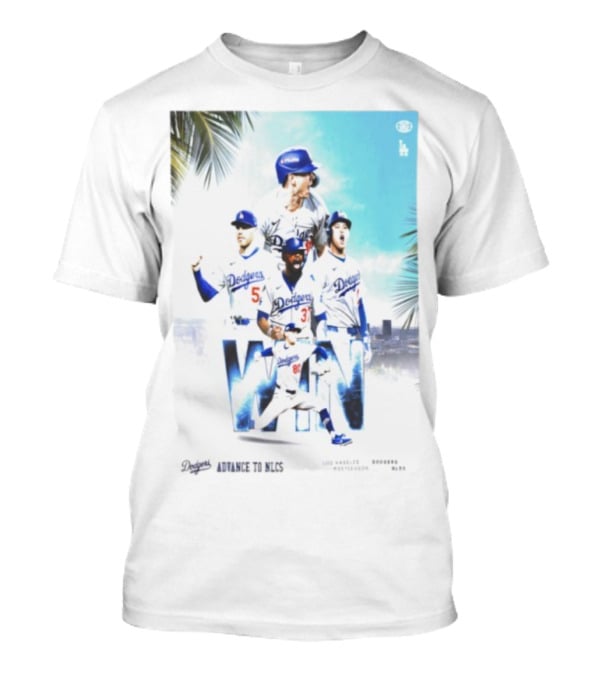 Los Angeles Dodgers Advance To 2025 NLCS Victory Celebration T-Shirt