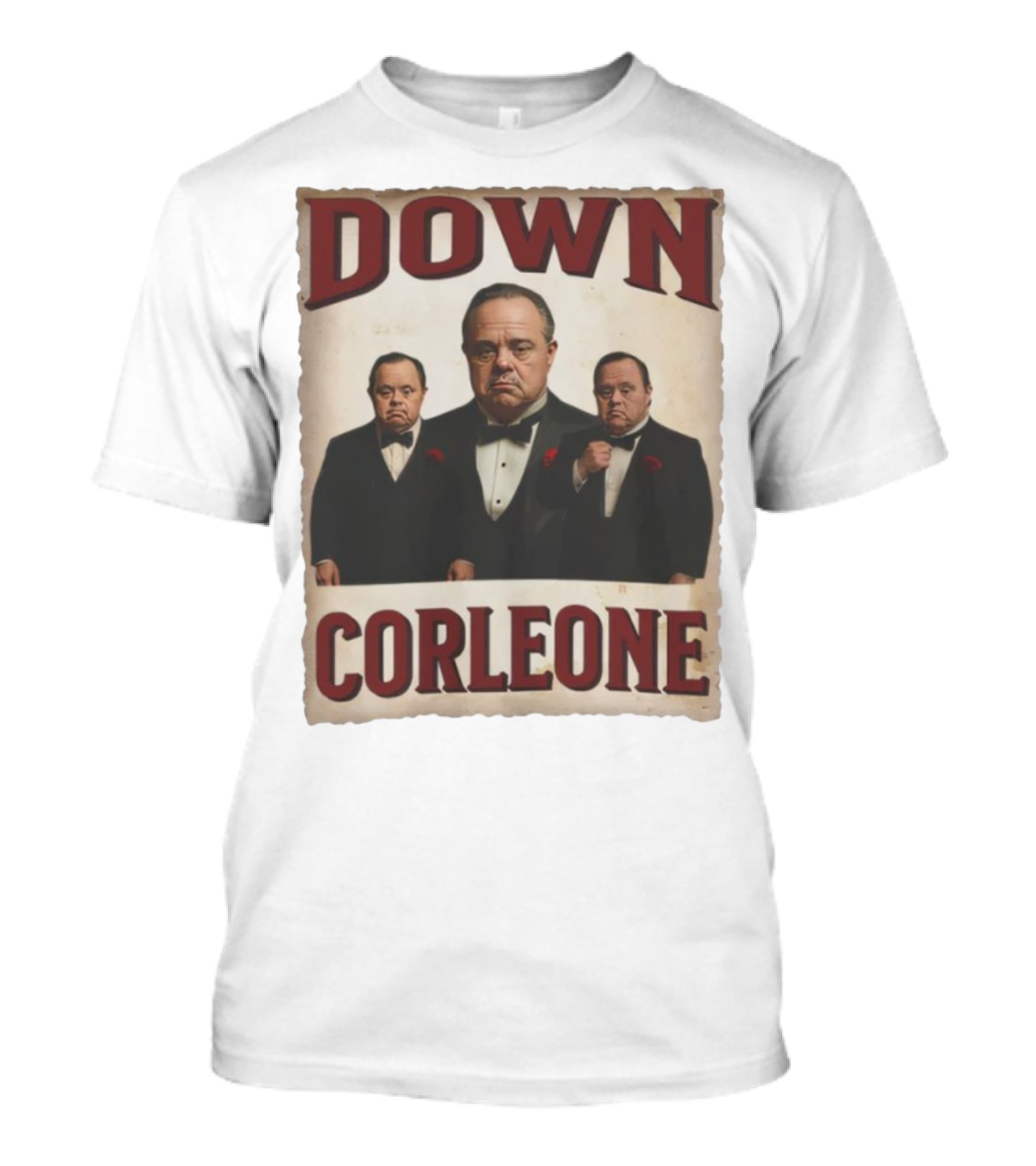 Down Corleone Funny Mafia Parody T-Shirt