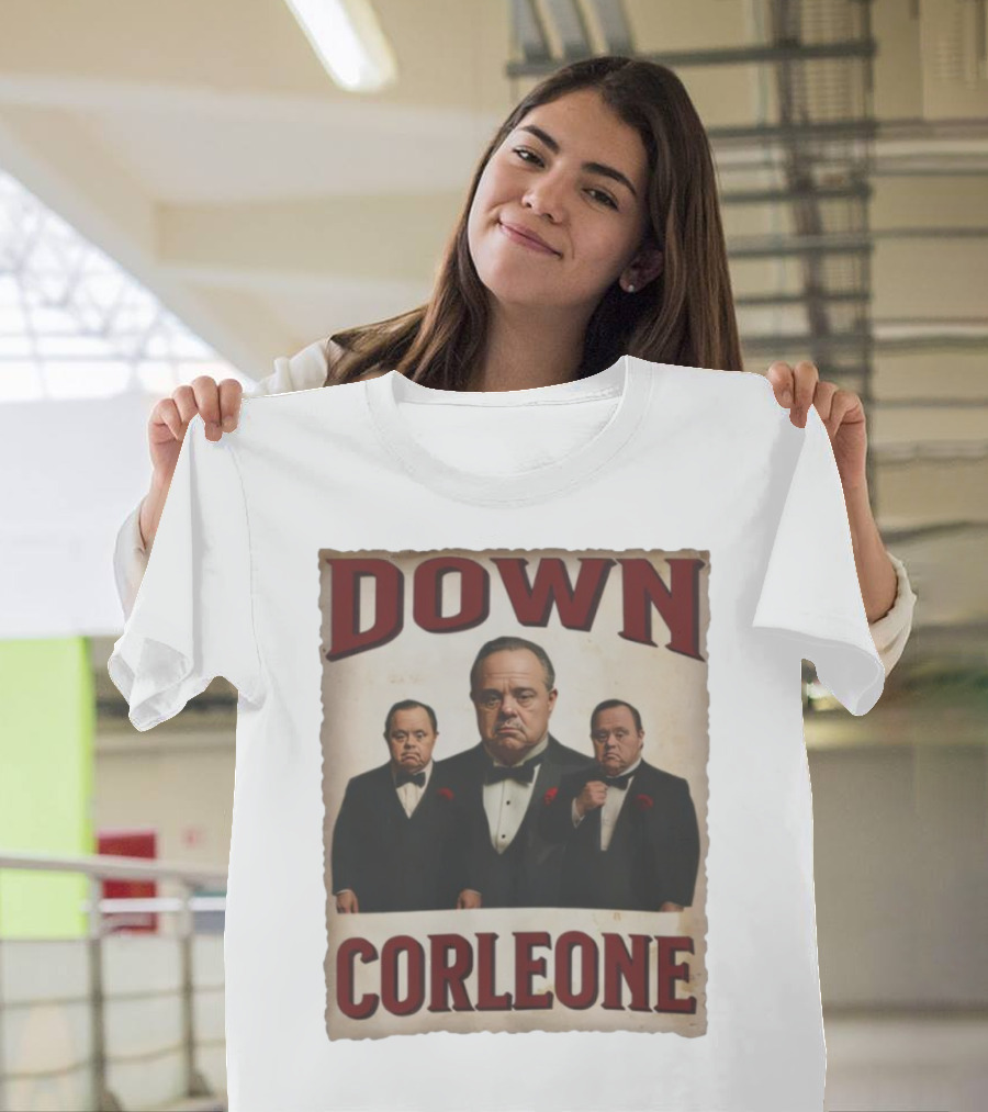 Down Corleone Funny Mafia Parody T-Shirt