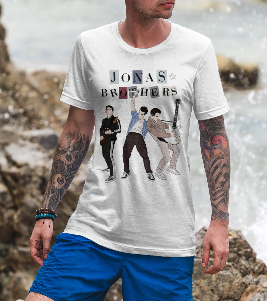 Jonas Brothers 20th Anniversary Tour Era Vintage Style T-Shirt