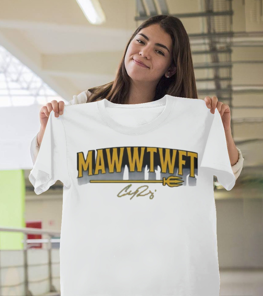 Cal Raleigh Seattle Mariners MAWWTWFT Trident Signature T-Shirt