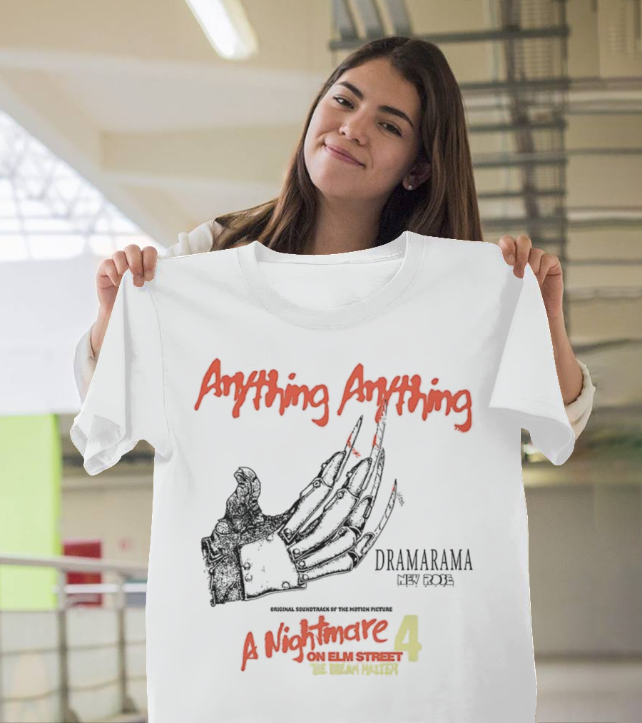 A Nightmare On Elm Street 4 Freddy Krueger Dramarama Anything Anything Halloween T-Shirt
