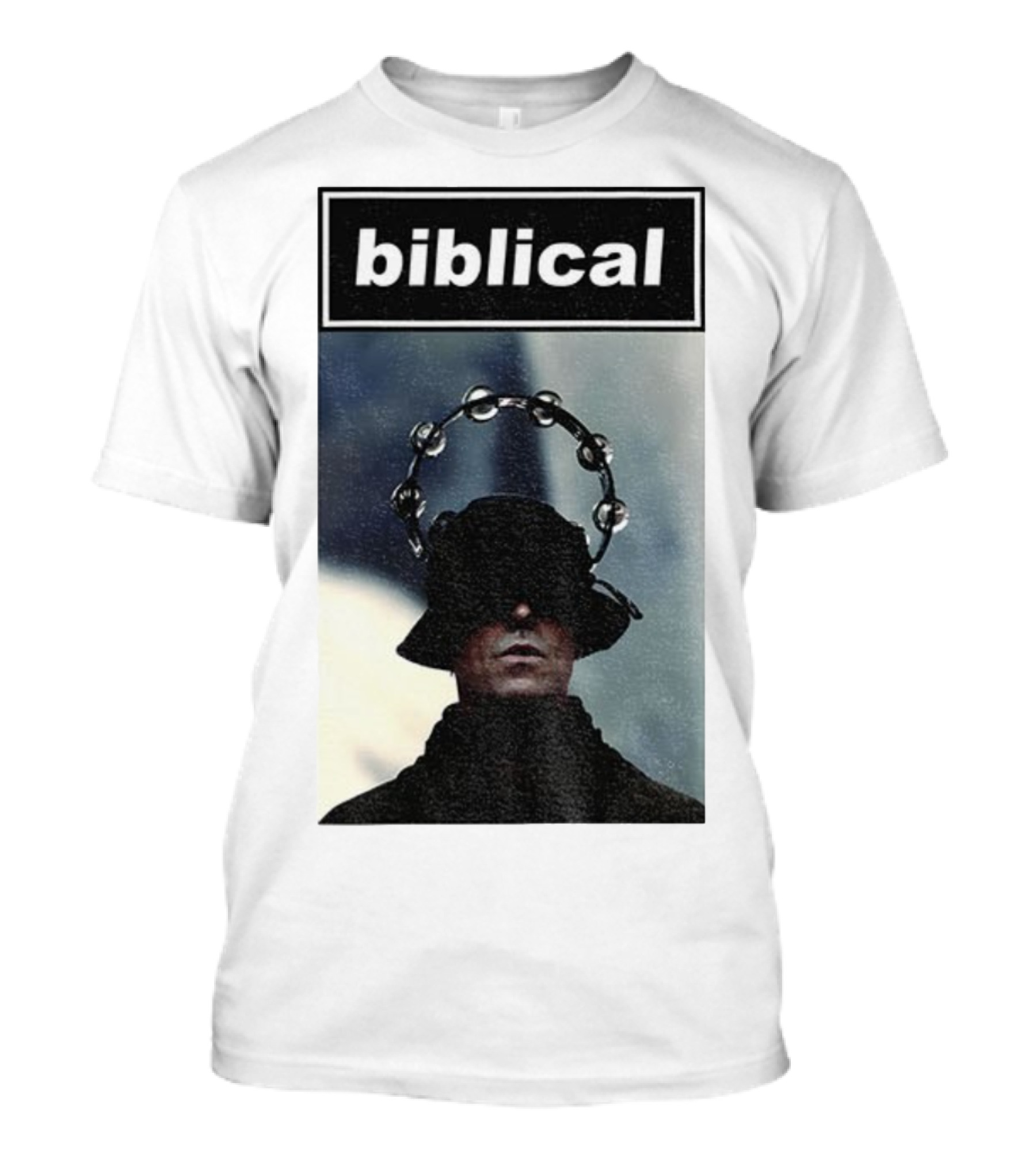 Biblical Liam Gallagher Tambourine Oasis Concert Music Lovers T-Shirt