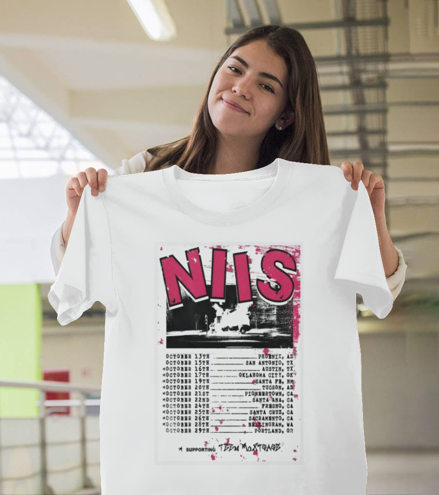 NIS October 2025 Tour San Diego Los Angeles Oakland Denver T-Shirt