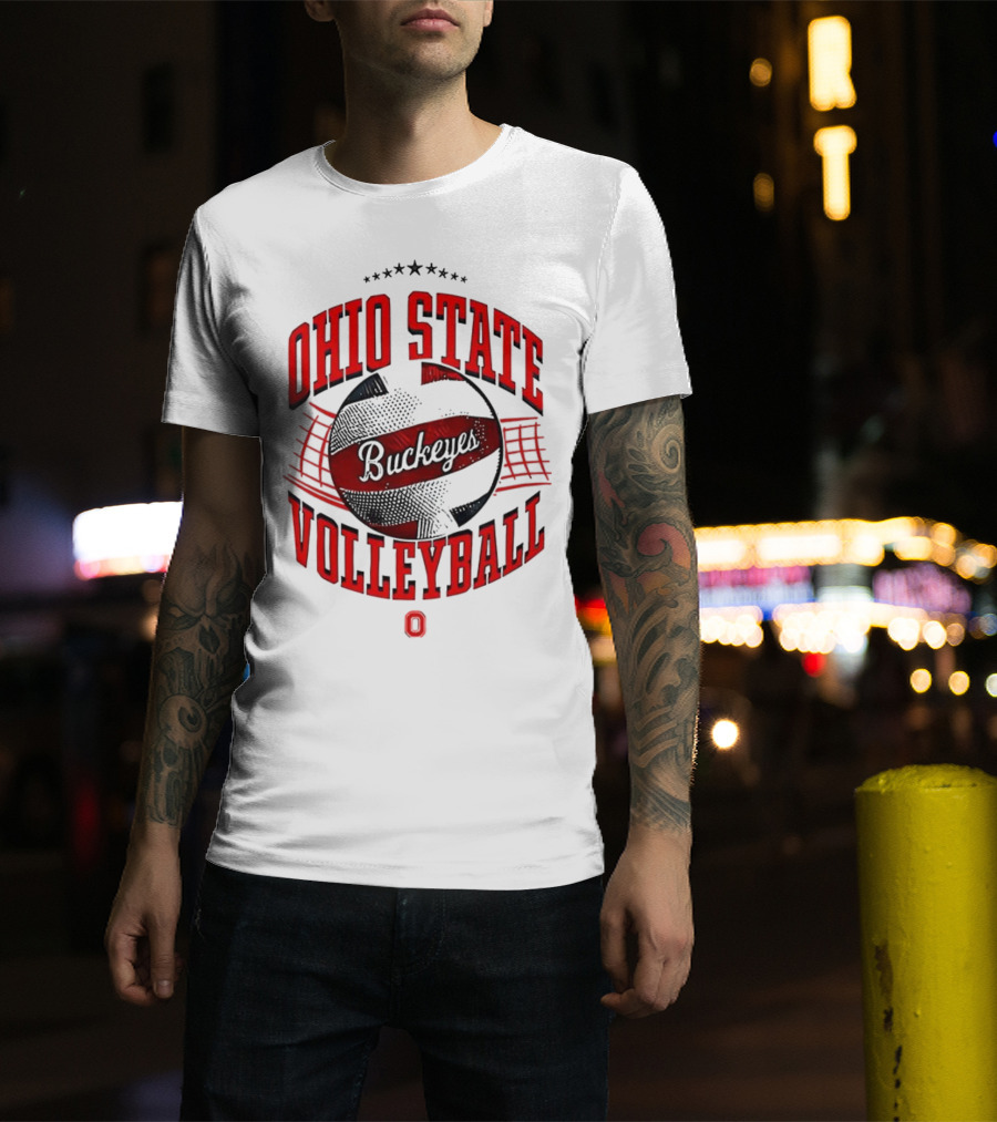 Ohio State Buckeyes Volleyball Vintage Retro Style T-Shirt