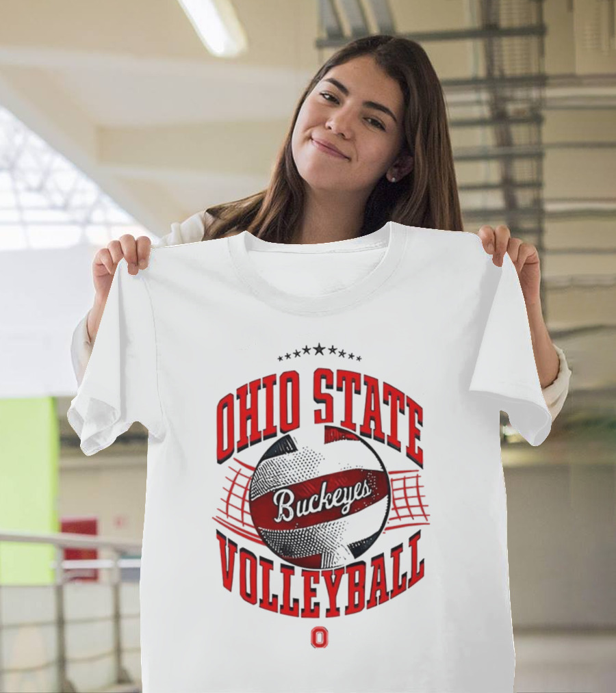 Ohio State Buckeyes Volleyball Vintage Retro Style T-Shirt