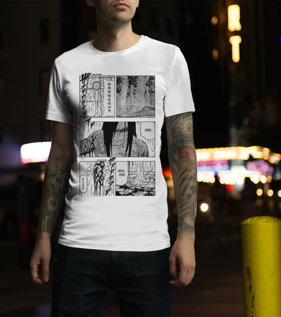 Orochimaru Legendary Sannin Manga Panels Ugh Aaargh Moments T-Shirt