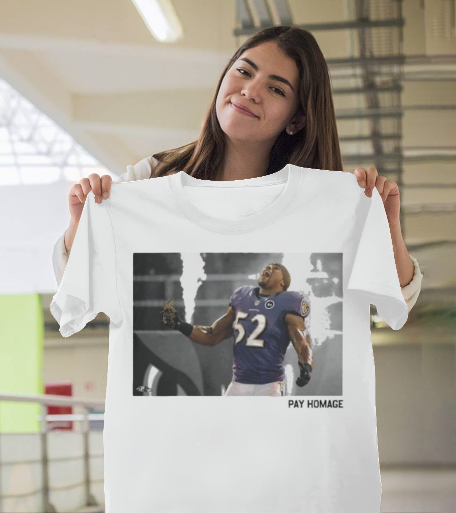 Ray Lewis Baltimore Ravens Legendary Passion NFL 52 T-Shirt