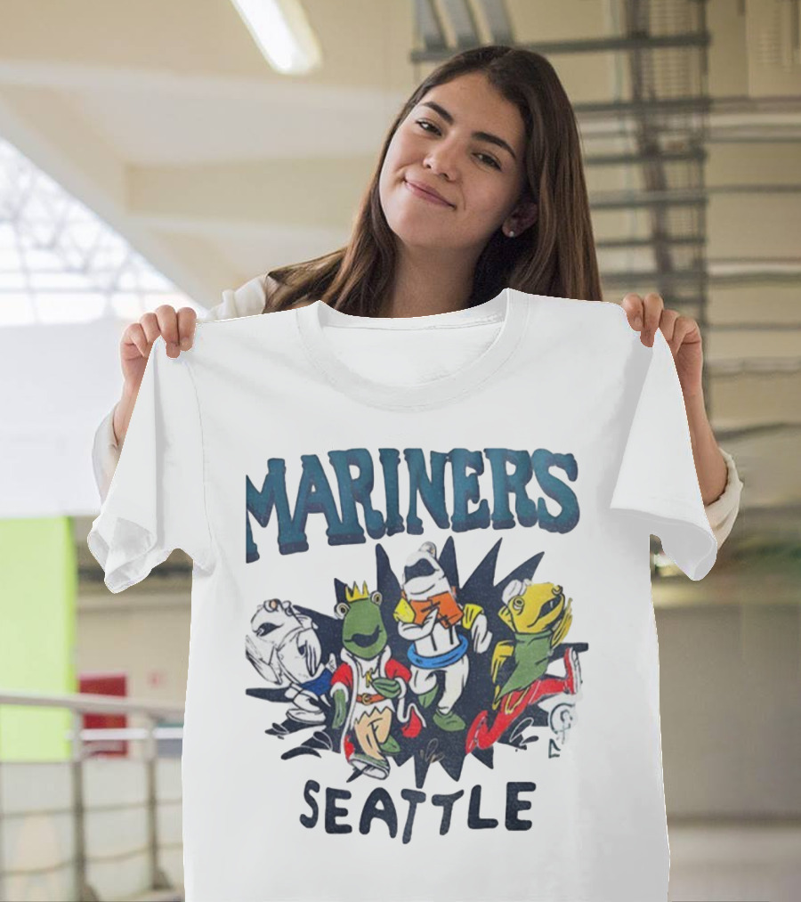 Mariners Seattle Salmon Run New Mascots T-Shirt