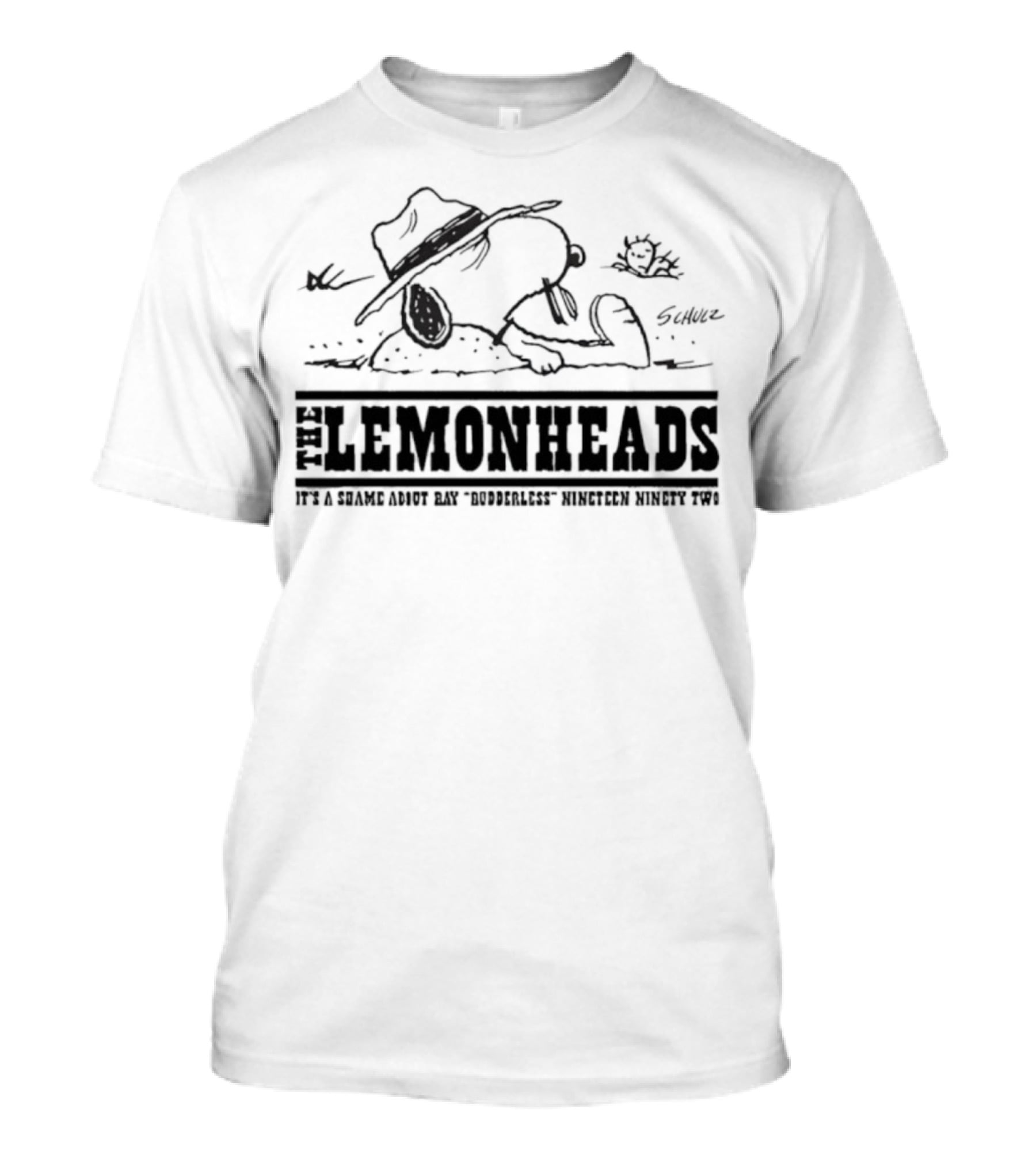 Lemonheads Snoopy Rudderless Tour Design T-Shirt