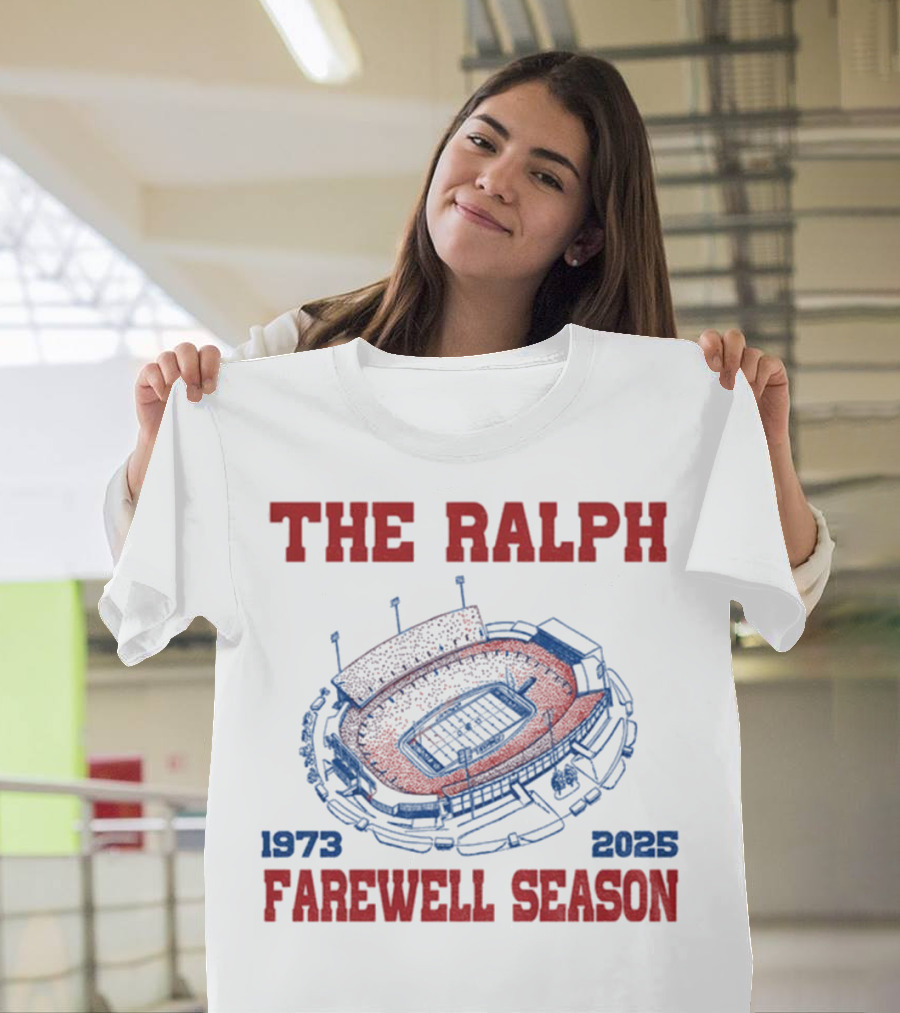 The Ralph Stadium Farewell Season 1973-2025 Buffalo Bills NFL T-Shirt