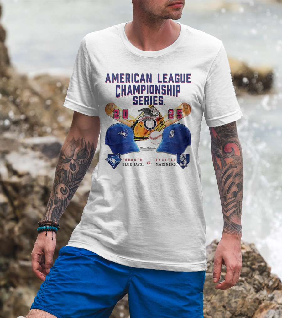 American League Championship Series 2025 Toronto Blue Jays Vs Seattle Mariners T-Shirt