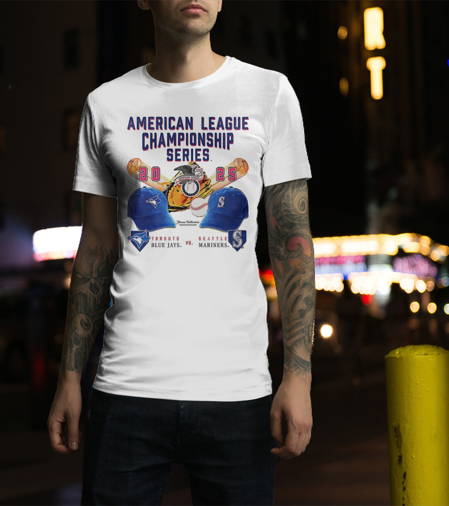 American League Championship Series 2025 Toronto Blue Jays Vs Seattle Mariners T-Shirt