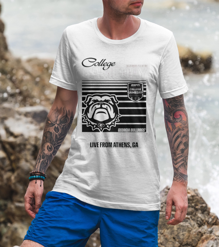 College GameDay Georgia Bulldogs Athens GA Live Show T-Shirt