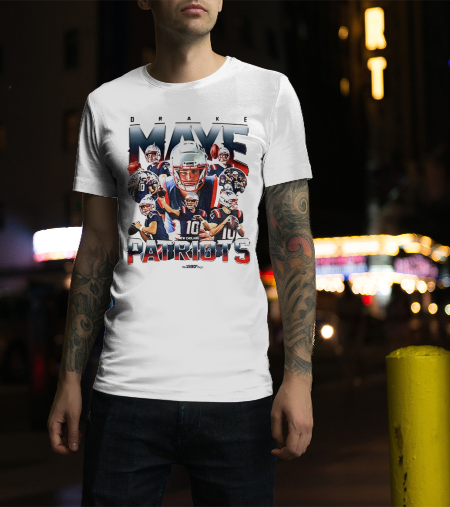 Drake Maye New England Patriots NFL Super Bowl 2025 T-Shirt