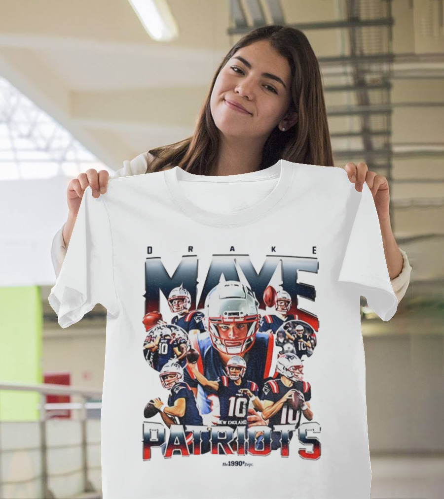 Drake Maye New England Patriots NFL Super Bowl 2025 T-Shirt