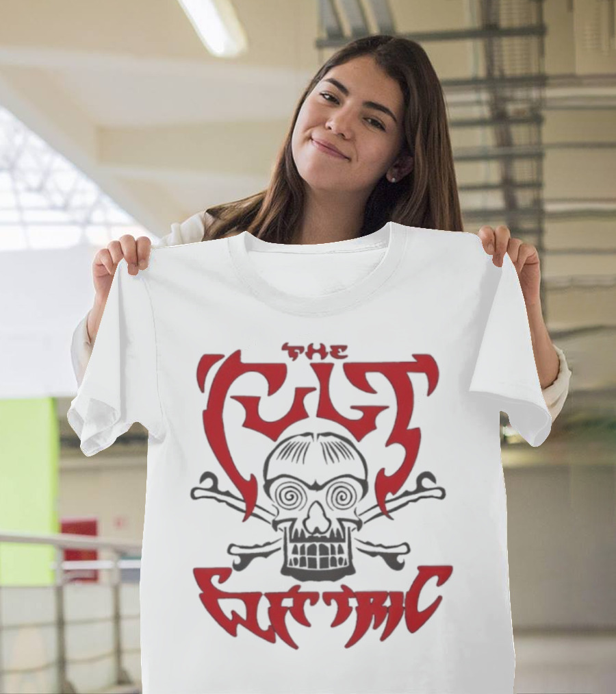 The Cult Electric Skull Vintage Graphic T-Shirt
