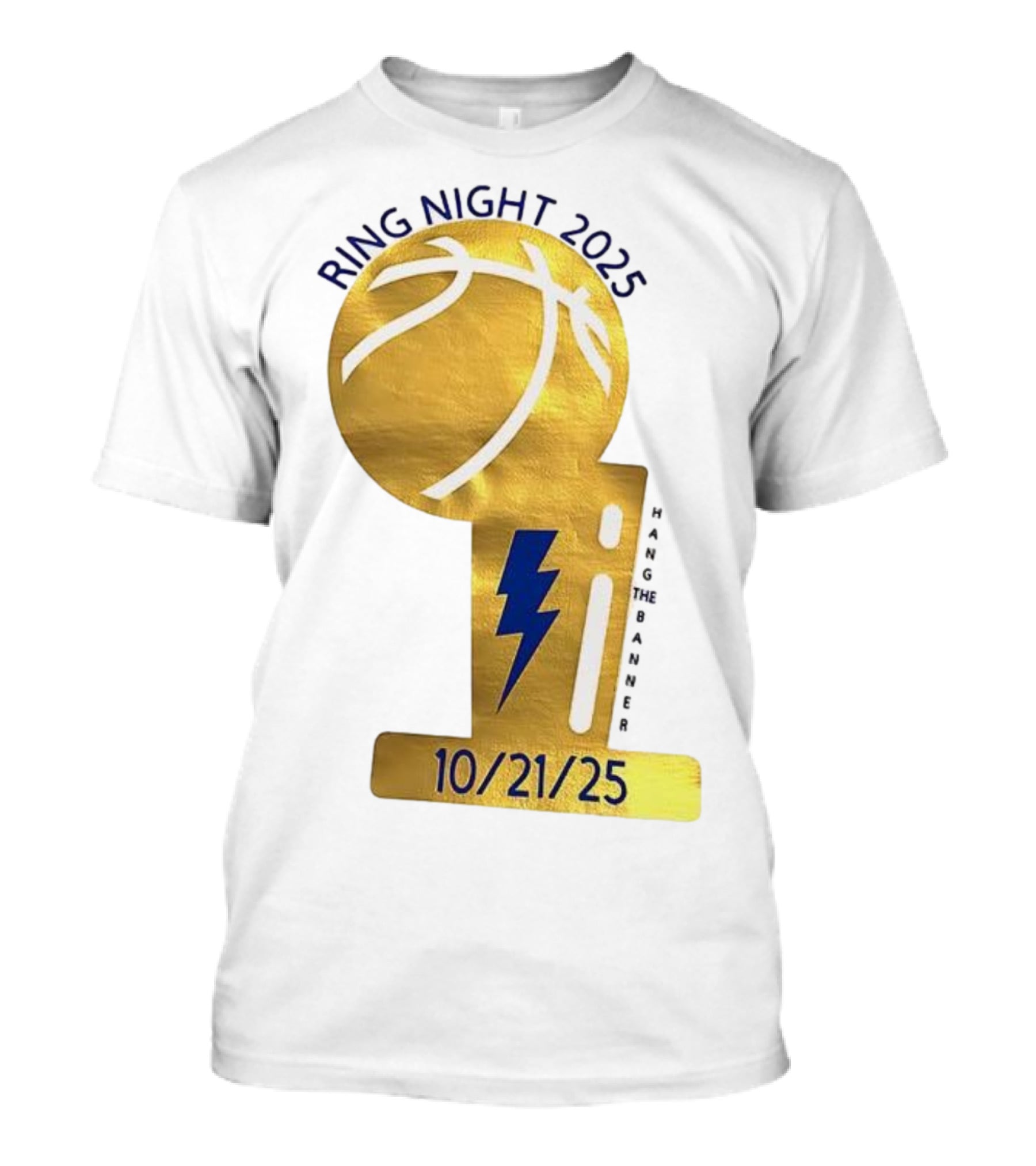 Ring Night 2025 Hang The Banner 10/21/25 Championship Celebration T-Shirt