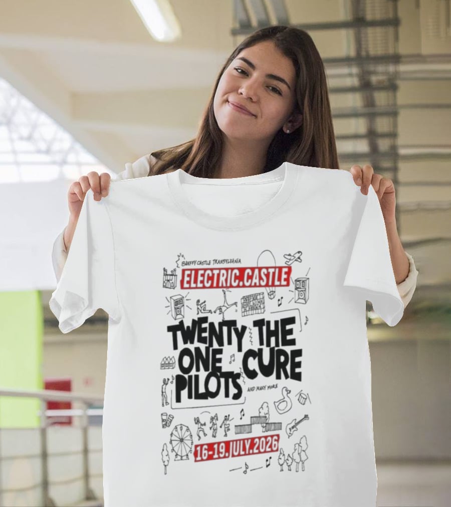 Electric Castle Twenty One Pilots The Cure July 16-19 2026 T-Shirt