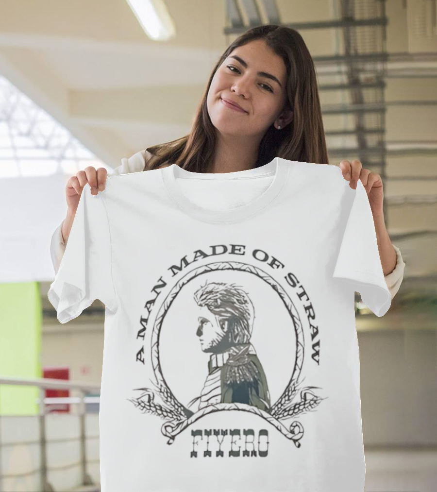 A Man Made of Straw Fiyero Silhouette Emblem T-Shirt