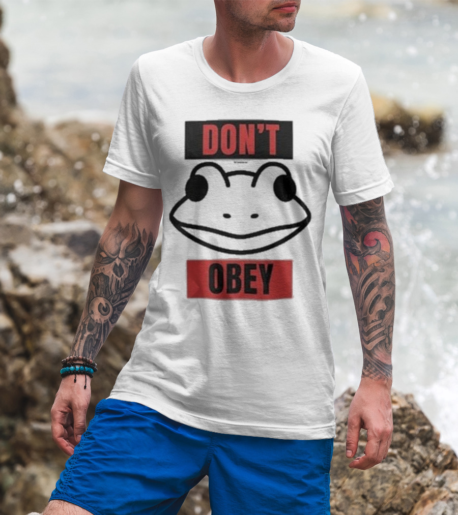 Don’t Obey Frog Resistance Portland T-Shirt