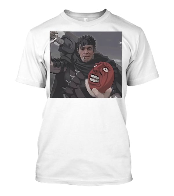 Berserk Guts Willem Dafoe Meme Crossover T-Shirt