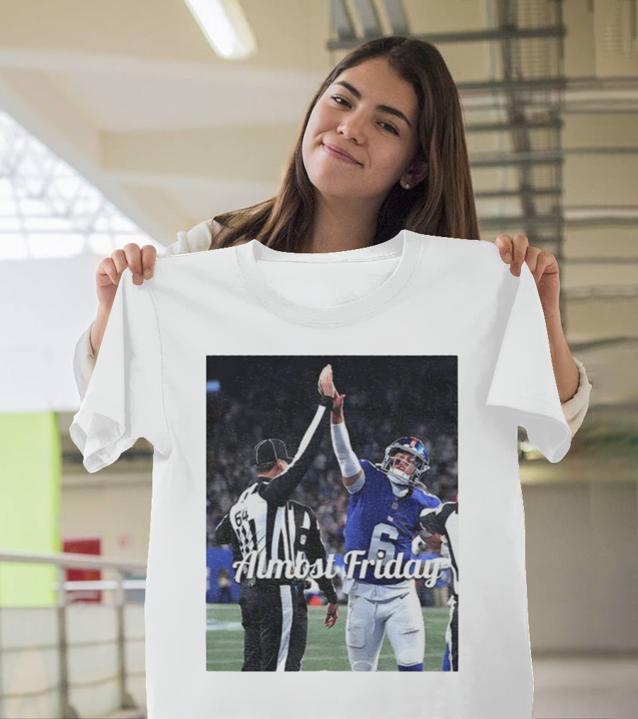 Almost Friday Jaxson Dart High Five Celebration T-Shirt