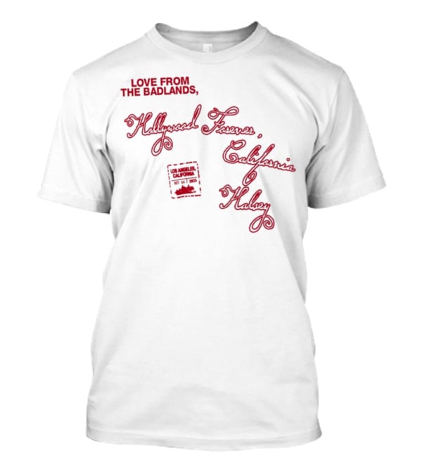 Love From The Badlands Halsey Halsey Tour California T-Shirt