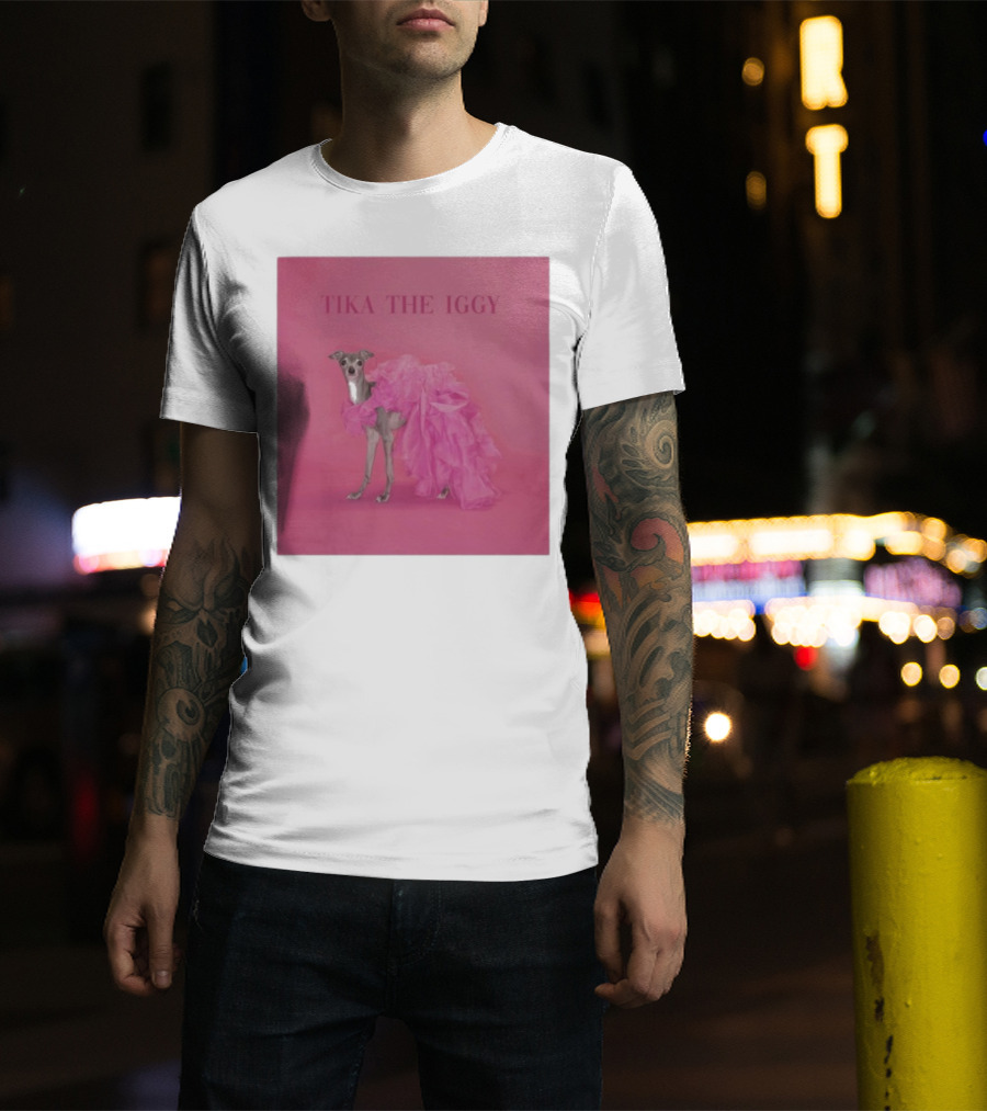 Tika The Iggy Pink Ruffle Fashion Tour T-Shirt