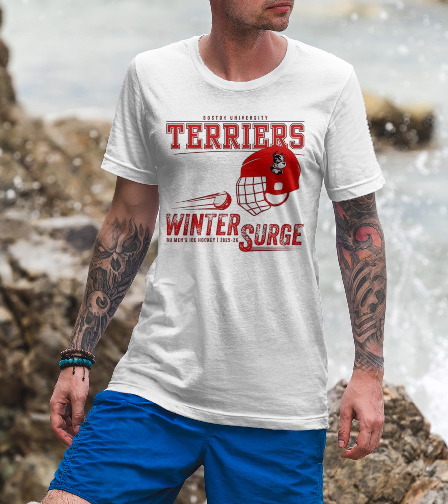 Boston Terriers Hockey Winter Surge 2009-2010 T-Shirt