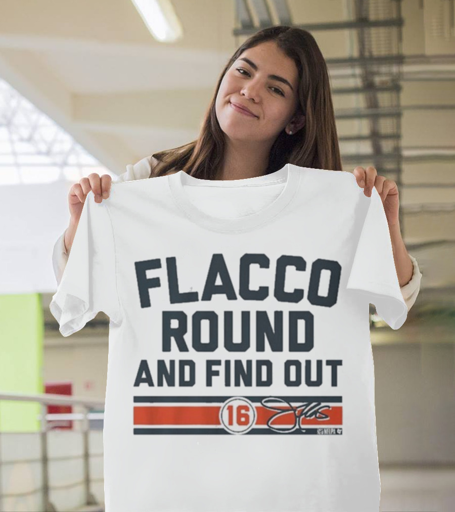 Flacco Round And Find Out 16 NFLPA Cincinnati Bengals T-Shirt