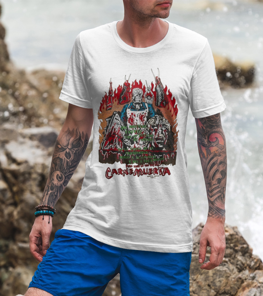 Carne Muerta Halloween Sangre Fraternidad Monstruo T-Shirt
