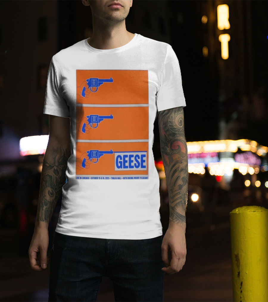 GEESE Live In Chicago Thalia Hall October 15 16 2025 Racing Mount Pleasant T-Shirt