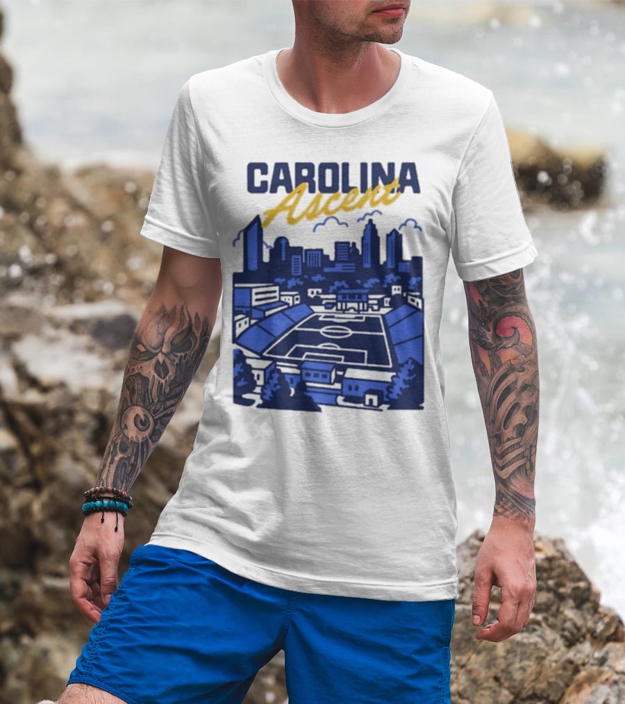 Carolina Ascent Skyline Stadium View T-Shirt