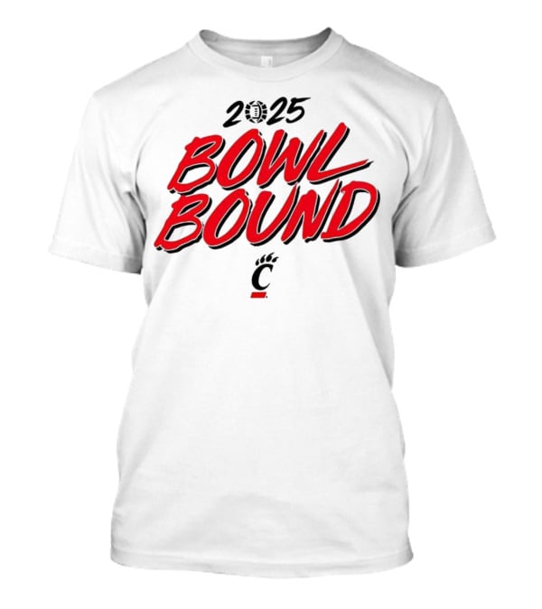 Cincinnati Bearcats 2025 Bowl Bound T-Shirt