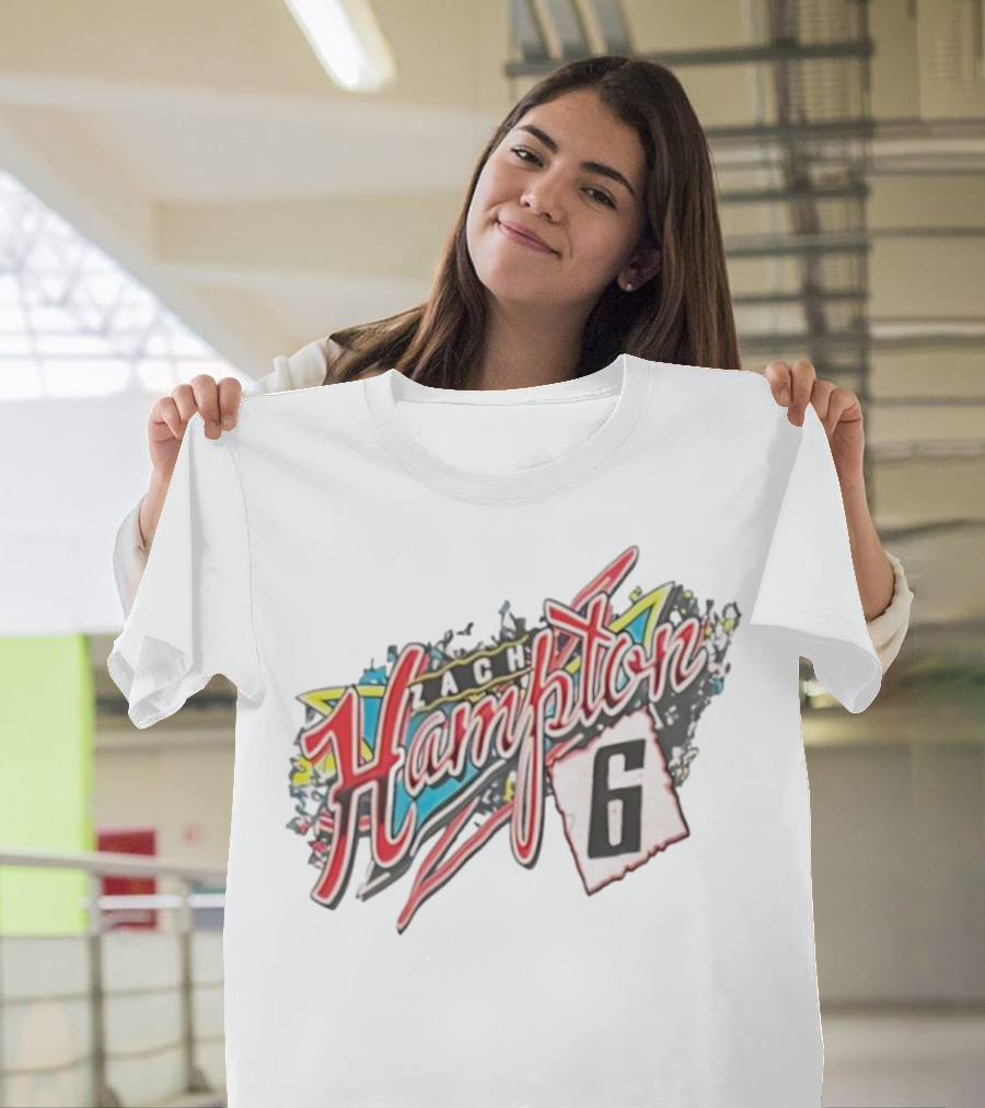 Zach Hampton 6 Vibrant Indiana Style Retro Graffiti T-Shirt