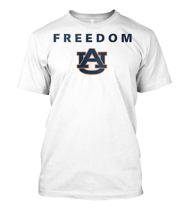 Auburn Tigers Auburn University AU Logo Freedom Charlie Kirk T-Shirt
