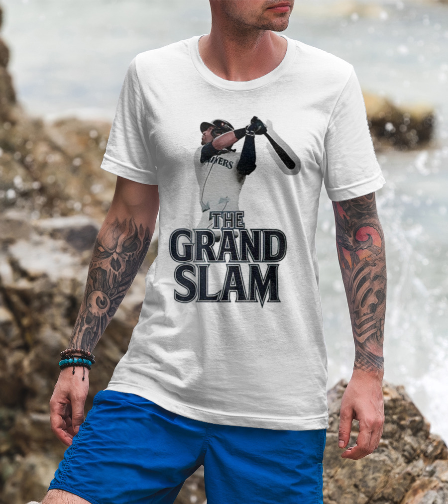 Eugenio Suárez Seattle Mariners The Grand Slam MLB Baseball T-Shirt