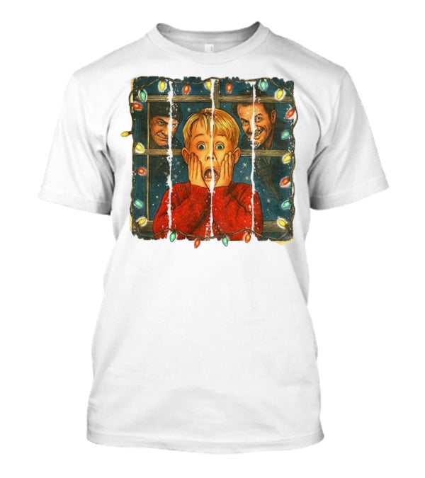 Kevin McCallister Home Alone Merry Christmas With Harry And Marv T-Shirt