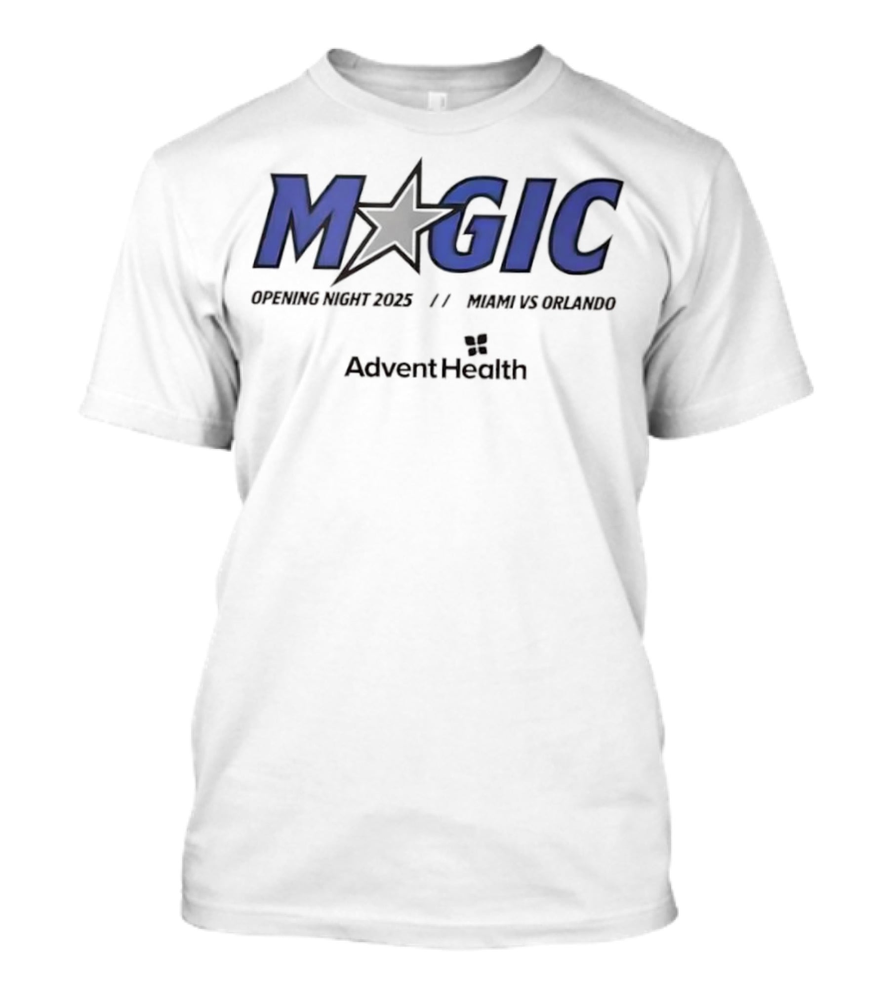 Magic Opening Night 2025 Miami Vs Orlando AdventHealth T-Shirt