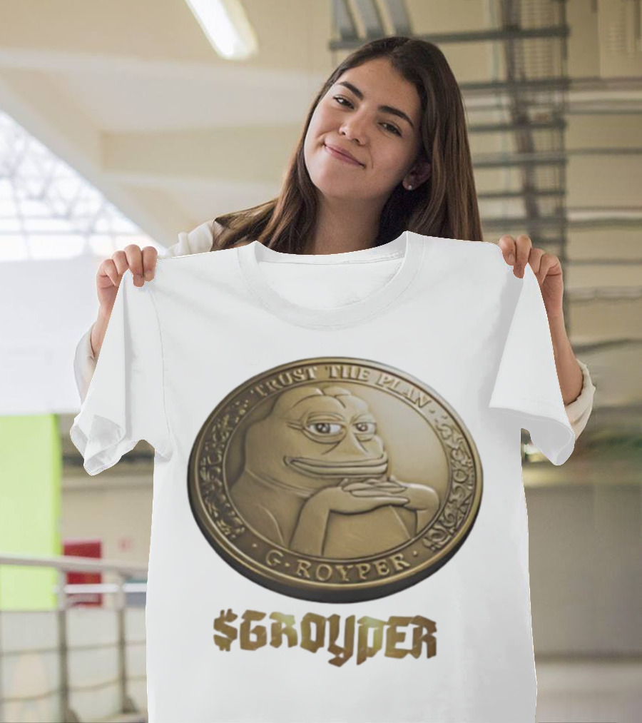 Pepe Frog Trust The Plan Groyper Coin T-Shirt